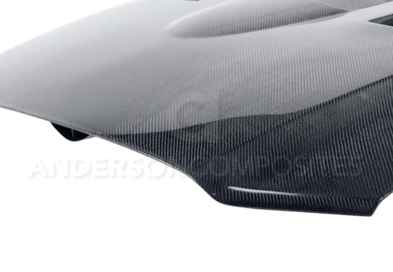 Anderson Composites — Anderson Composites 10-14 Ford Mustang/Shelby GT500 and 2013-2014 GT/V6 Type-SS Hood - view 8