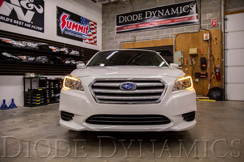 Diode Dynamics — Diode Dynamics 15-17 Subaru Legacy/Outback C-Light Switchback LED Halos - view 5