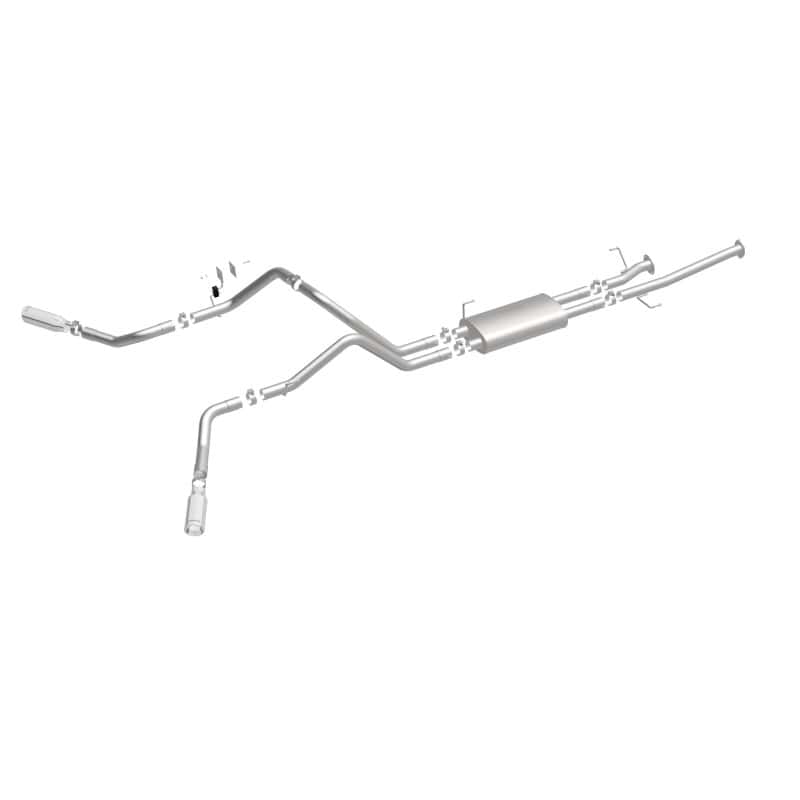 Magnaflow — MagnaFlow Cat-Back 10-15 Toyota Tundra SC LB / CC SB 4.6L/5.7L V8 SS 2.5 Dual Split Rear 4in Tip
Cat-Back - view 6