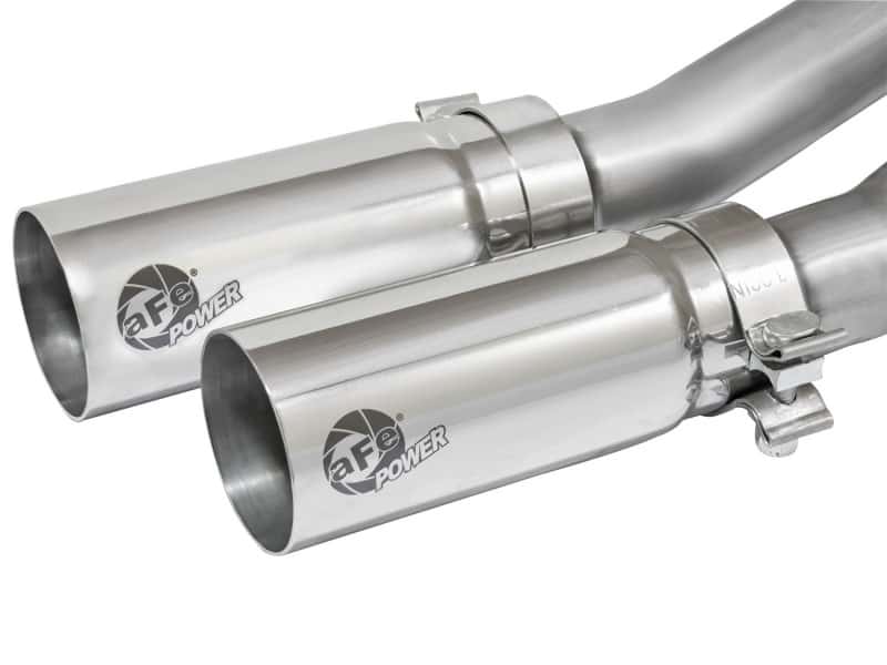 aFe — aFe Rebel Series CB Middle-Side Exit SS Exhaust w/ Polished Tips 09-16 GM Silverado/Sierra V6/V8
Cat-Back Exhaust - view 3