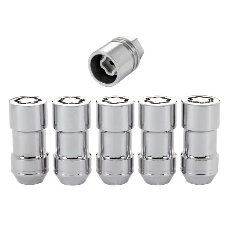 McGard — McGard Wheel Lock Nut Set - 5pk. (Cone Seat) M14X1.5 / 22mm Hex / 1.965in. Length - Chrome - view 1