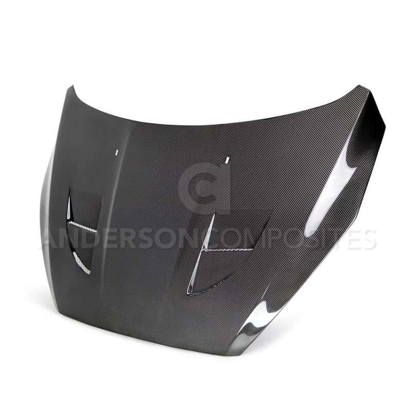 Anderson Composites — Anderson Composites 2015+ Ford Focus RS Type-SA Carbon Fiber Hood - view 2