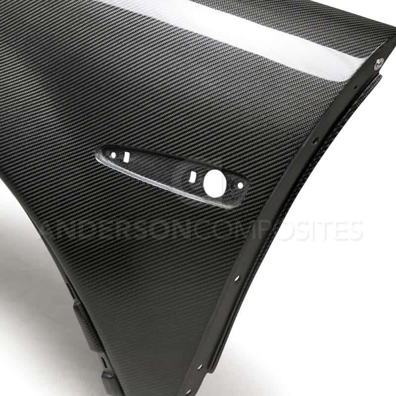 Anderson Composites — Anderson Composites 05-13 Chevrolet Corvette C6 Type-ZR1 Carbon Fiber Rear Fenders - view 5