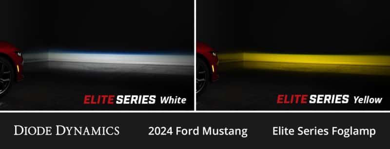 Diode Dynamics — Diode Dynamics 2024 Ford Mustang GT Elite Series Add-On Fog Lamp Kit White - view 6