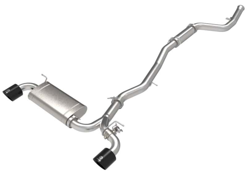 aFe — aFe POWER Takeda 2021 Toyota Supra 2.0L (t) 2.5in-3in 304 SS CB Exhaust w/ Black Tips
Cat-Back Exhaust - view 2