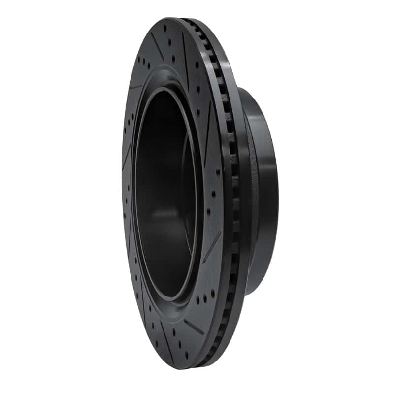 R1 Concepts — R1 12-20 Ford F-150 4WD Rear Left Drilled & Slotted Black Brake Rotor
R1 Brake Rotor Drill - view 4