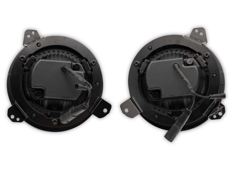 Raxiom — Raxiom 18-22 Jeep Wrangler JL/JT Axial 9-Inch LED Headlights w/RGB Halo- Blk Housing (Clear Lens)
Headlights - view 6