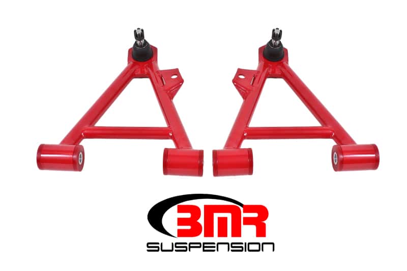 BMR Suspension — BMR 94-04 Mustang Lower Non-Adj. A-Arms (Coilover Only) w/ STD. Ball Joint (Poly) - Red
Lower A-arms - view 1