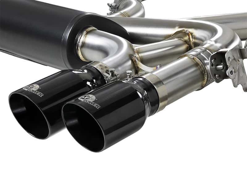 aFe — aFe MACH Force-Xp 3.5in. 304 SS C/B Exhaust System 15-18 BMW X5 M (F85) V8-4.4L (tt) - Black Tip
Cat-Back Exhaust - view 2