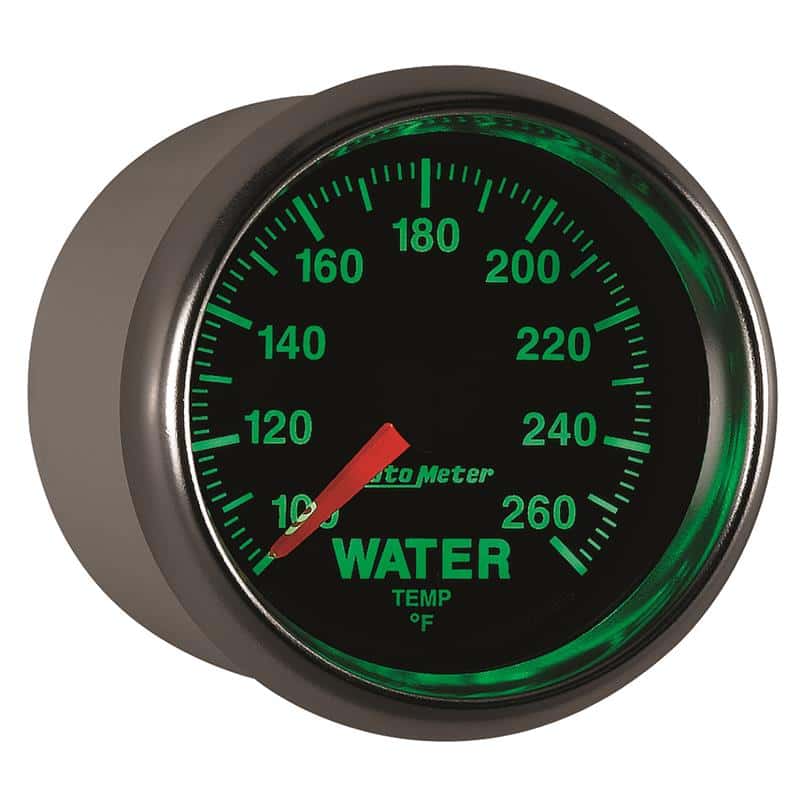 AutoMeter — Autometer GS 100-260 degree Electronic Water Temperature Gauge
2-1/16" WATER TEMP, - view 6