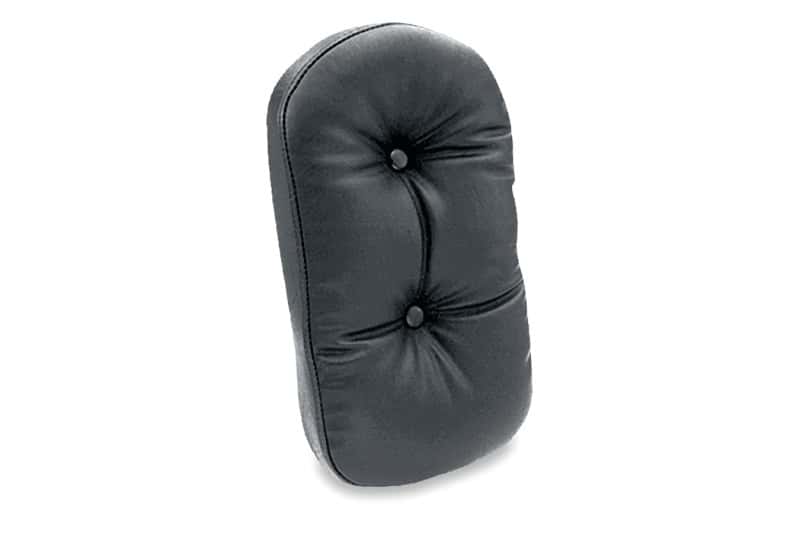 Mustang Motorcycle — Mustang Harley Medallion Style Sissy Bar Pad Regal (6.5 inch x 11 inch) - Black - view 1