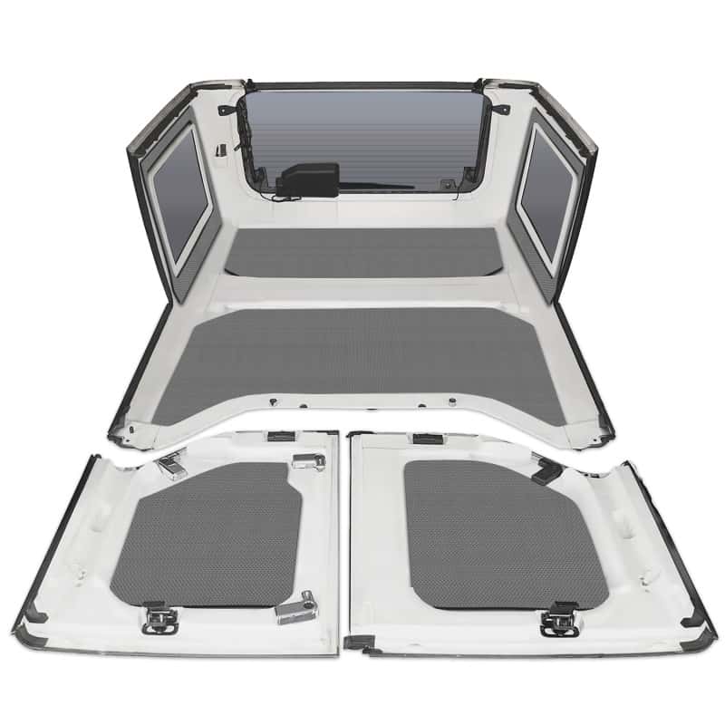 DEI — DEI 11-18 Jeep Wrangler JK 4-Door Boom Mat Complete Headliner Kit - 6 Piece - Gray
Sound Dampening Kit - view 5