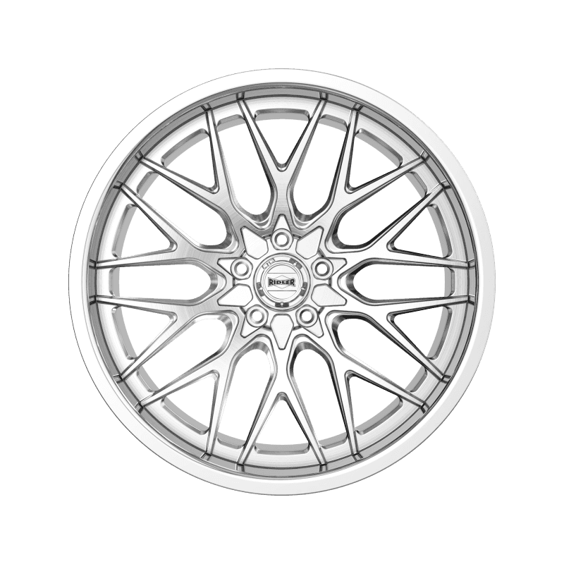 Ridler Wheels — Ridler 681 22x10.5 / 5x127 BP / 10mm Offset / 83.82mm Hub Brushed w/ Polished Lip Wheel
RIDLER 681 - view 2