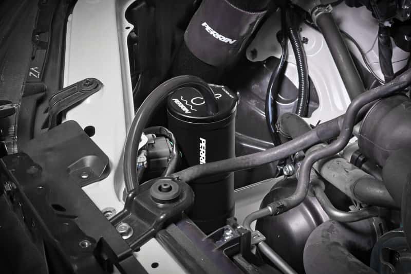 Perrin Performance — PERRIN 02-25 Subaru WRX / 04-21 STI / 13-26 BRZ/GR86/FRS/86 Coolant Overflow Tank - Black - view 4