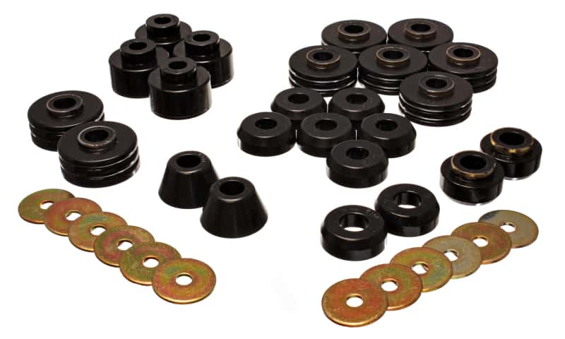 Energy Suspension — Energy Suspension Suburban Body Mounts - Black
BodyMntBshKt - view 3