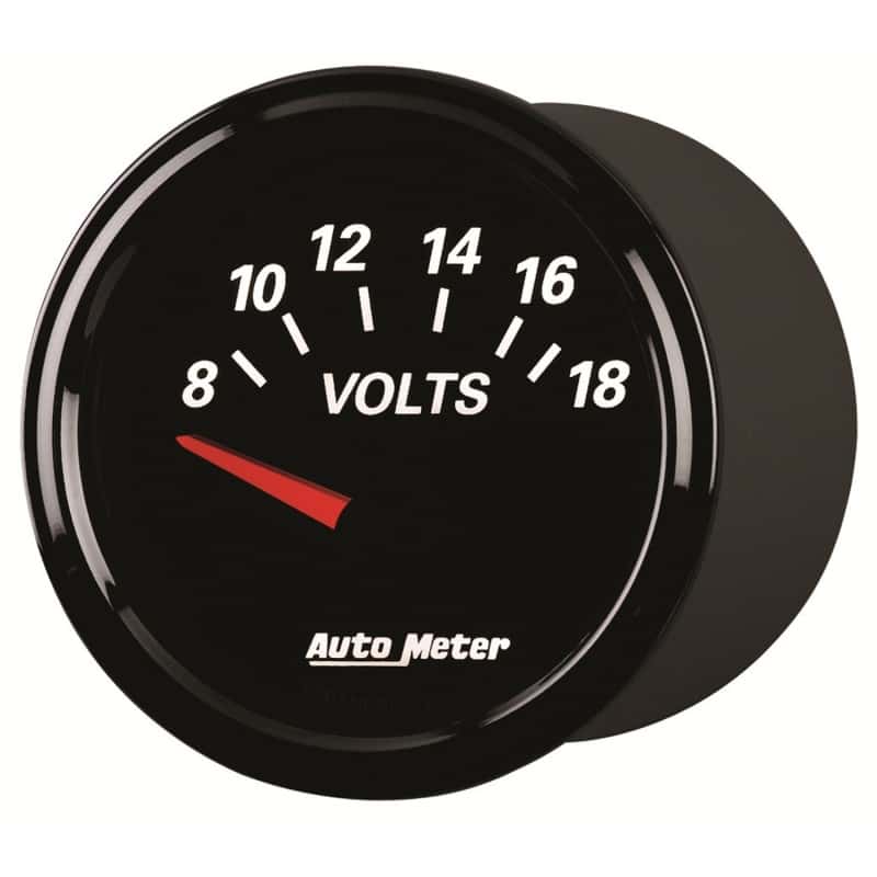 AutoMeter — Autometer Designer Black II 52mm 18V Voltmeter Gauge
GA 2" VOLT 18V DBII - view 9