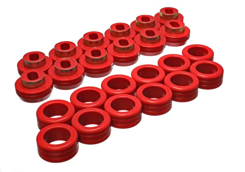 Energy Suspension — Energy Suspension GM Body Mount Set - Red
BodyMntBshKt - view 3