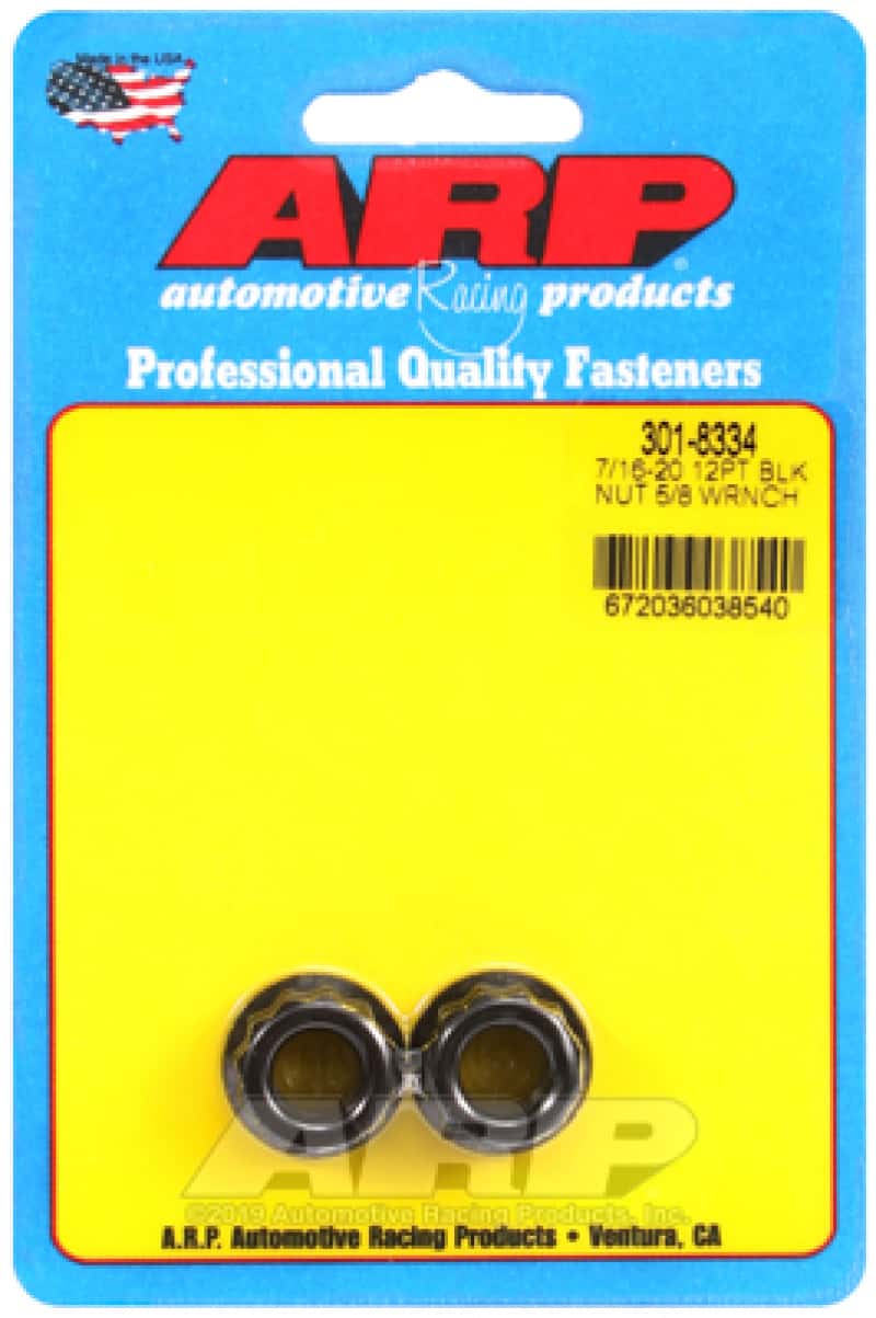 ARP — ARP 7/16in-20 5/8 Socket 12pt Nut Kit - view 2