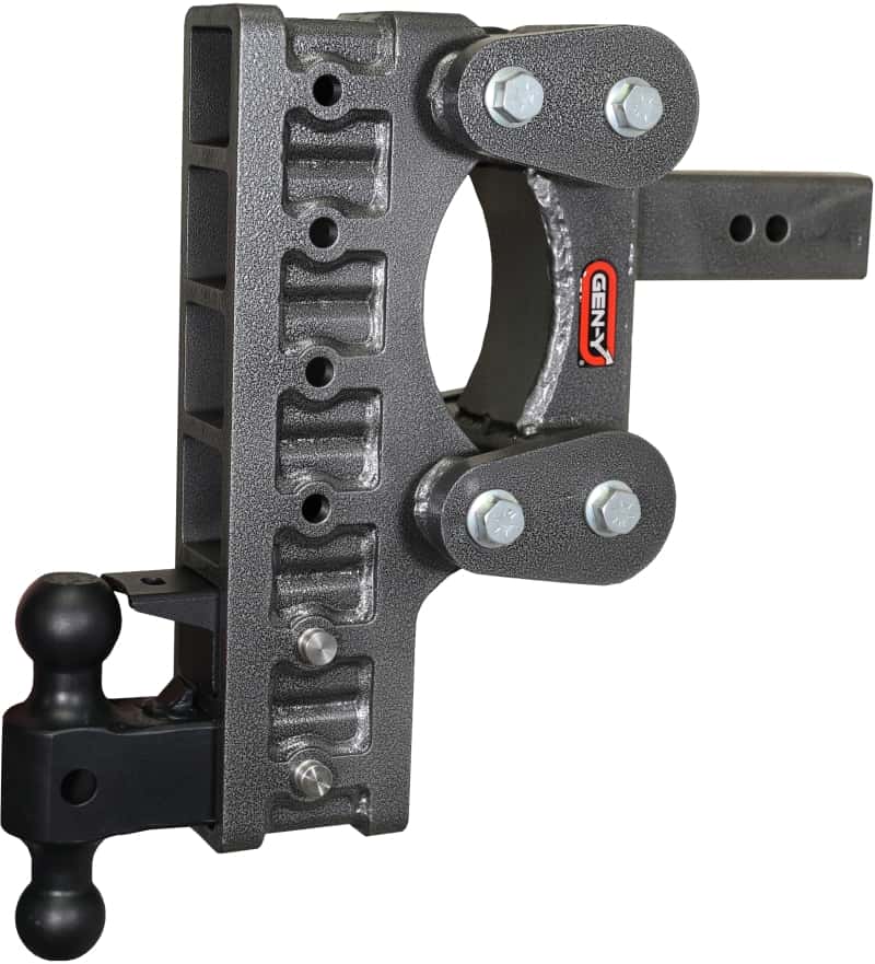 GEN-Y Hitch — Gen-Y The Boss Torsion-Flex 2.5in Shank 12in Drop 21K Hitch w/GH-061 Dual-Ball/GH-062 Pintle Lock
Drop Hitch - view 1