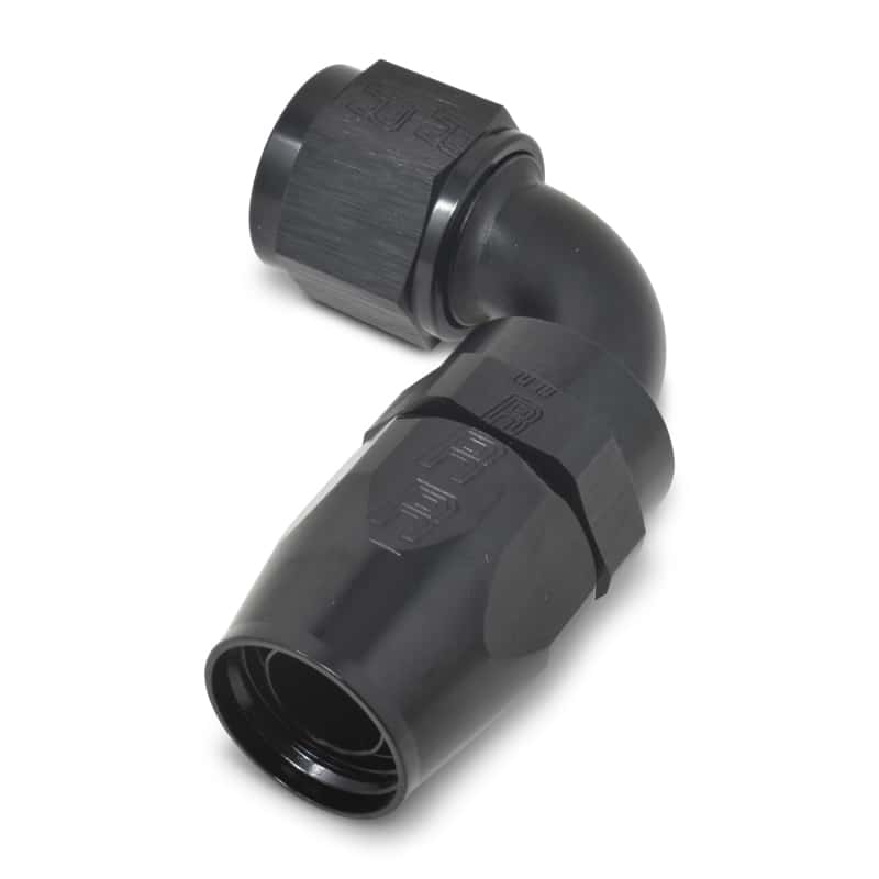Russell — Russell Performance -12 AN Black 90 Degree Full Flow Hose End
Hose Fitting - view 5
