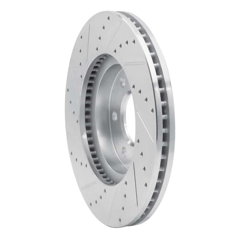 R1 Concepts — R1 06-09 Chevrolet Trailblazer Front Right Drilled & Slotted Silver Brake Rotor
R1 Brake Rotor Drill - view 4