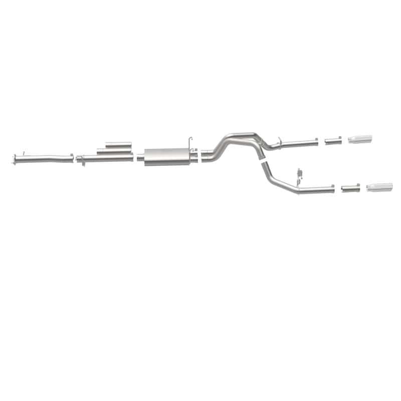 Magnaflow — MagnaFlow Stainless Cat-Back Exhaust 2015 Chevy Silverado 2500HD 6.0L Dual Split Rear Exit 4in
Cat-Back - view 17