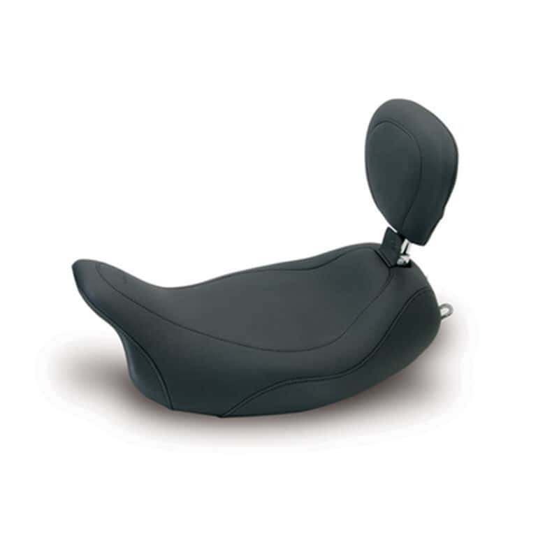 Mustang Motorcycle — Mustang 08-21 Harley Electra Glide Std, Rd Glide, Rd King, Str Glide Touring Solo Seat -Black - view 2