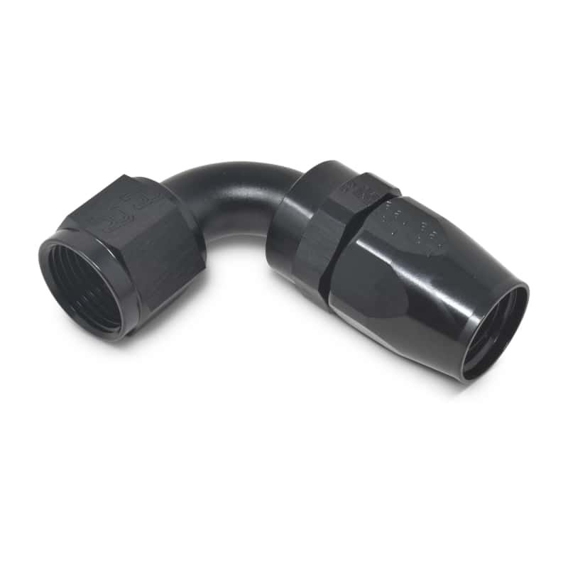 Russell — Russell Performance -10 AN Black 90 Degree Full Flow Hose End
Hose Fitting - view 4