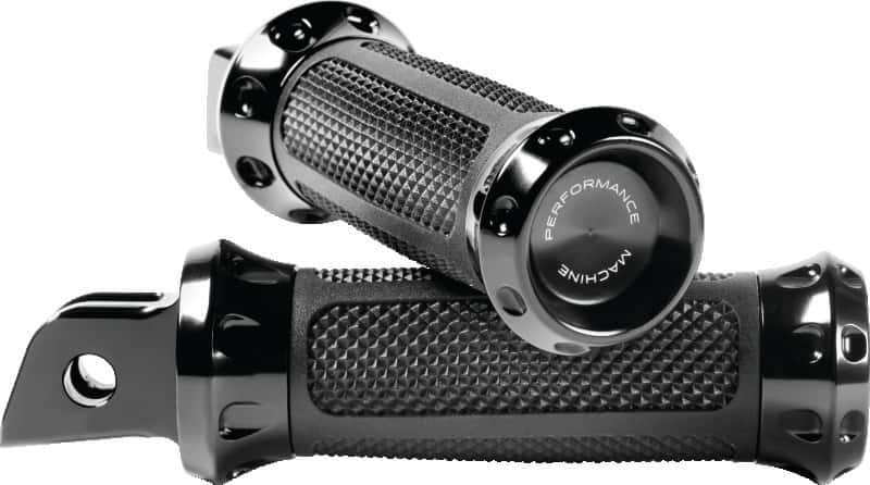 Performance Machine — Performance Machine Footpegs Overdrive Rider - Black Ano - view 2