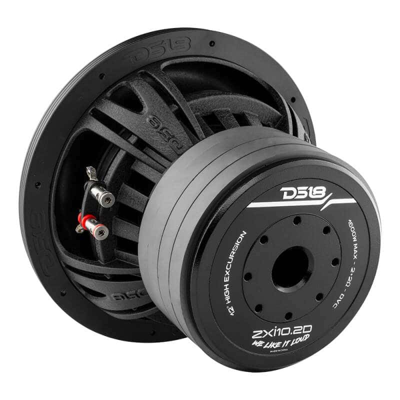 DS18 — DS18 10in 800 Watts RMS 2 ohm DVC High Excursion Subwoofer - view 2
