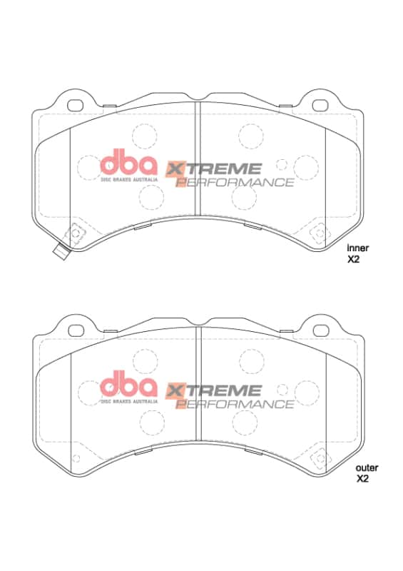 DBA — DBA 18-22 Jeep Grand Cherokee Trackhawk XP Performance Front Brake Pads
Brake Pad - view 1