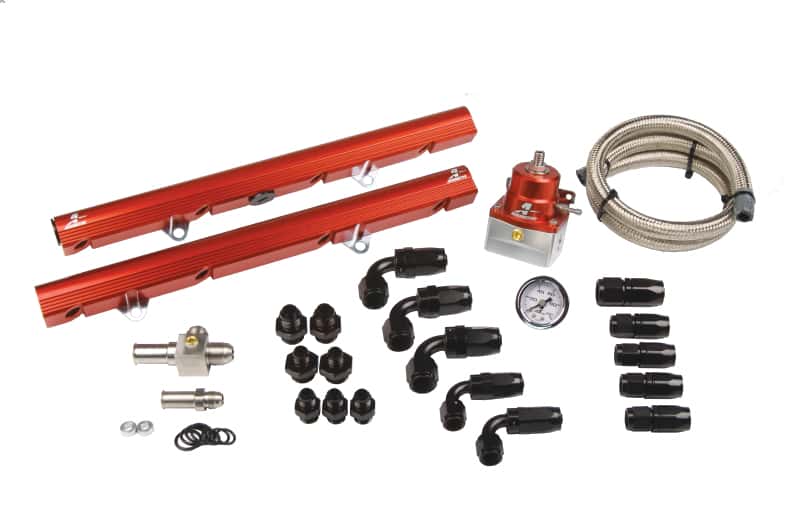 Aeromotive — Aeromotive 5.0 Liter Ford Street Billet Fuel Rail System (Ford 5.0 86-98) 5/8in I.D.
Fuel Rail/Log - view 2