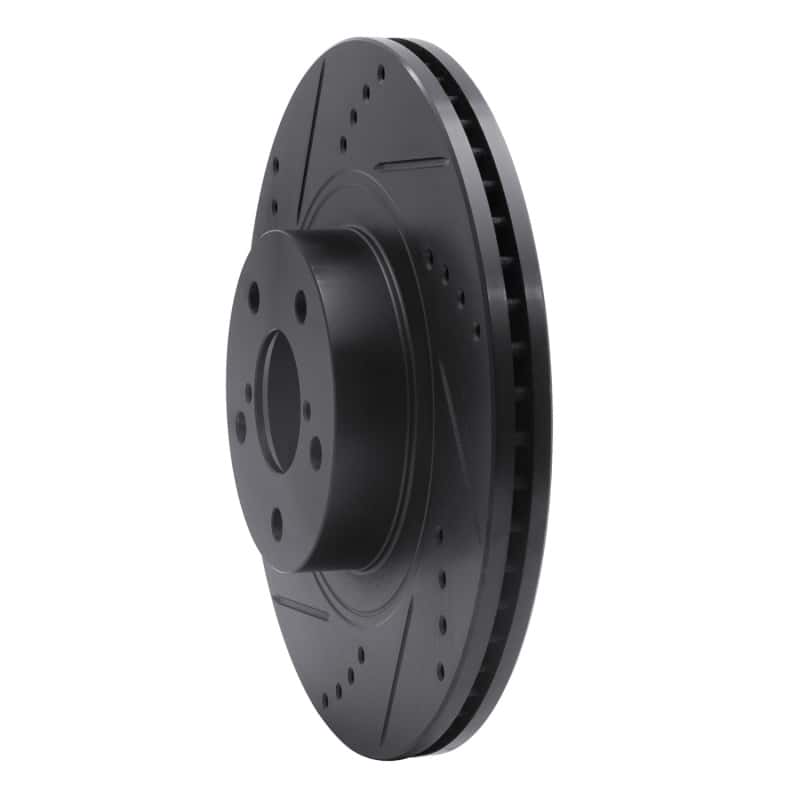 R1 Concepts — R1 04-25 Scion FR-S Front Left Drilled & Slotted Black Brake Rotor
R1 Brake Rotor Drill - view 2