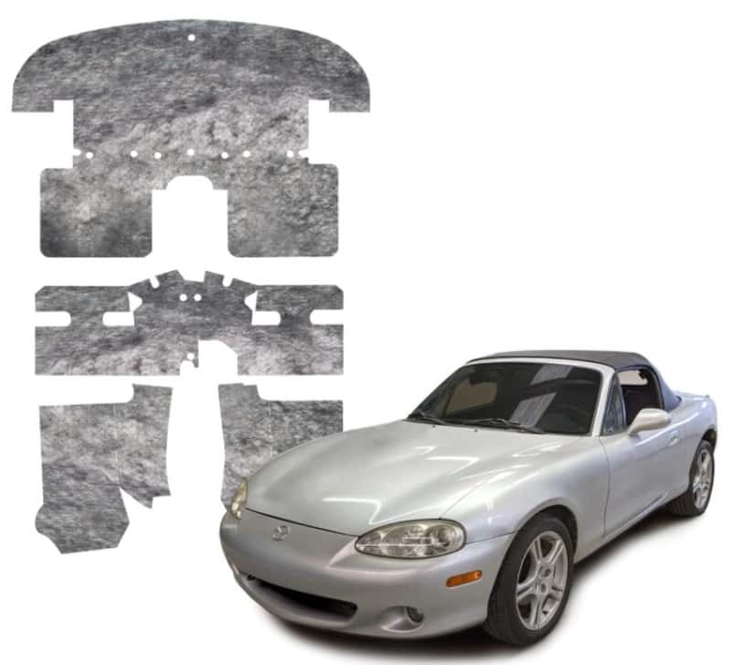 DEI — DEI 90-05 Mazda Miata NA & NB Under Carpet Interior Insulation Kit - 1/2in Thick
Sound Dampening Kit - view 4
