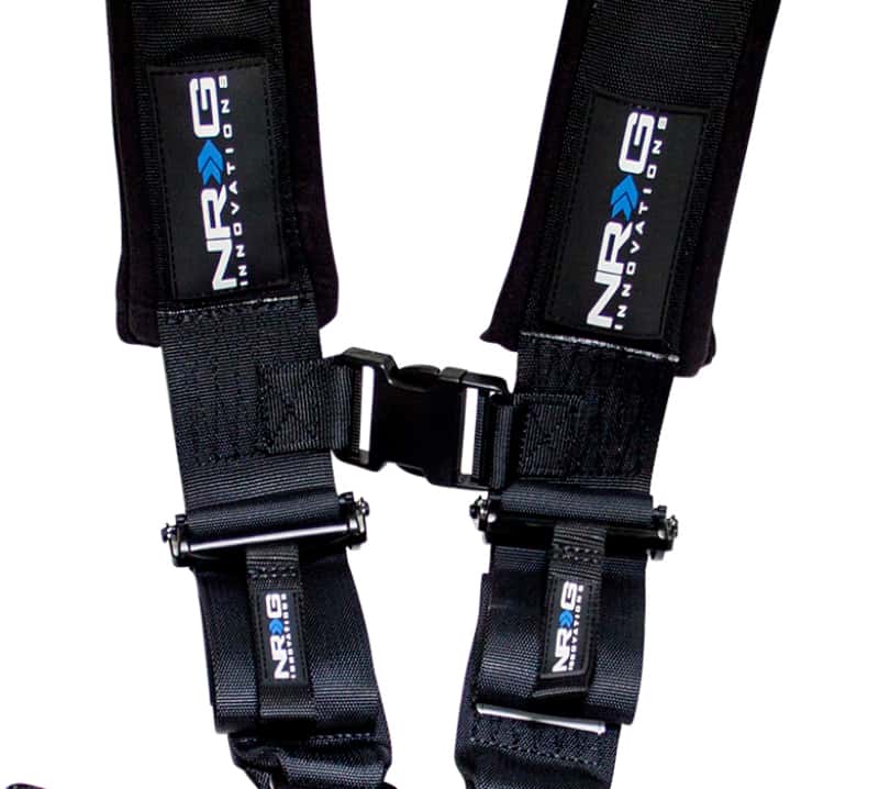 NRG — NRG SFI 16.1 5PT 3in Seat Belt Harness / Latch Link - Black - view 4