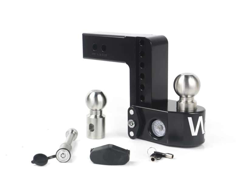 Weigh Safe — Weigh Safe 6in Drop Hitch w/Built-in Scale & 2.5in Shank (8K/18.5K GTWR) w/WS05 - Black Cerakote - view 1