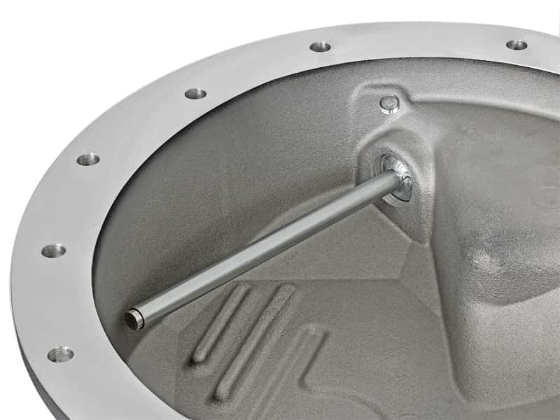 aFe — aFe Power Pro Series Rear Differential Cover Black w/Machined Fins 16-17 Nissan Titan XD(AAM 9.5-14)
Differential Cover - view 4