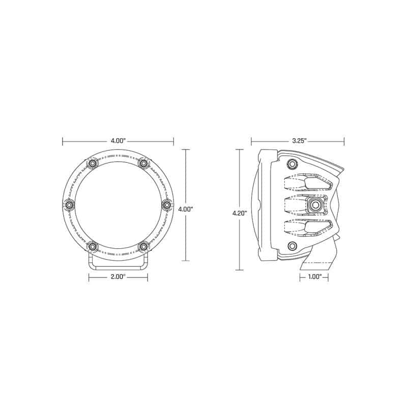 Rigid Industries — Rigid Industries 360-Series 4in LED Off-Road Diffused Beam - RGBW Backlight (Pair)
RGBW LED LAMP - view 27