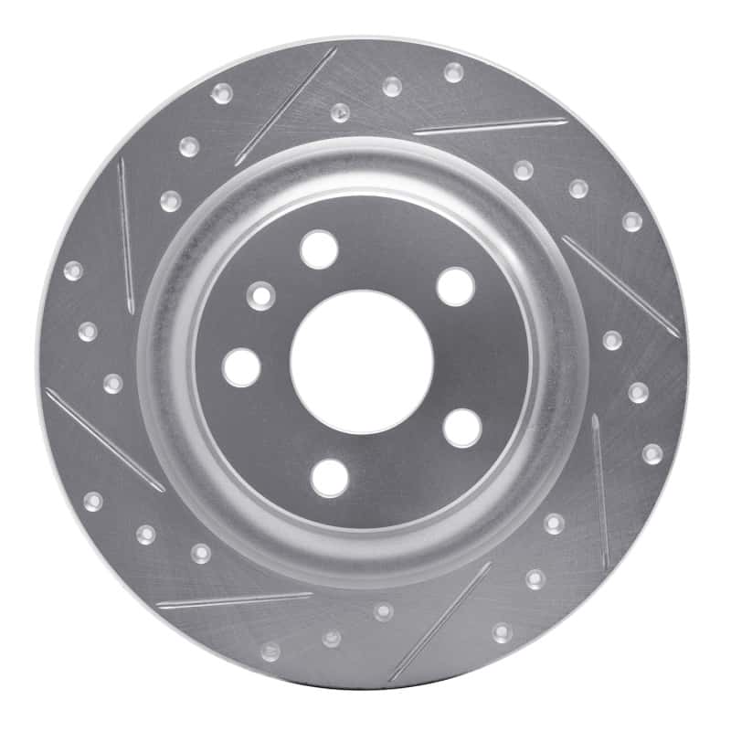 R1 Concepts — R1 18-25 Volvo S60 Rear Left Drilled & Slotted Silver Brake Rotor
R1 Brake Rotor Drill - view 1