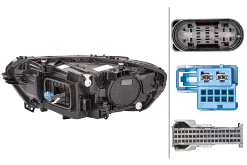 Hella — Hella 19 Mercedes-Benz Cla Headlamp Rh Led Dynamic
FogLightAssembly - view 4