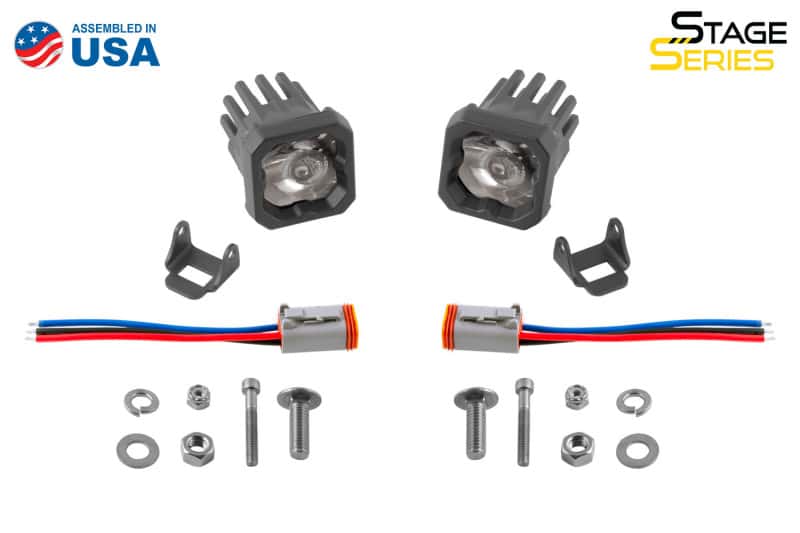 Diode Dynamics — Diode Dynamics Stage Series C1 LED Pod Pro - White Flood Standard RBL (Pair) - view 9