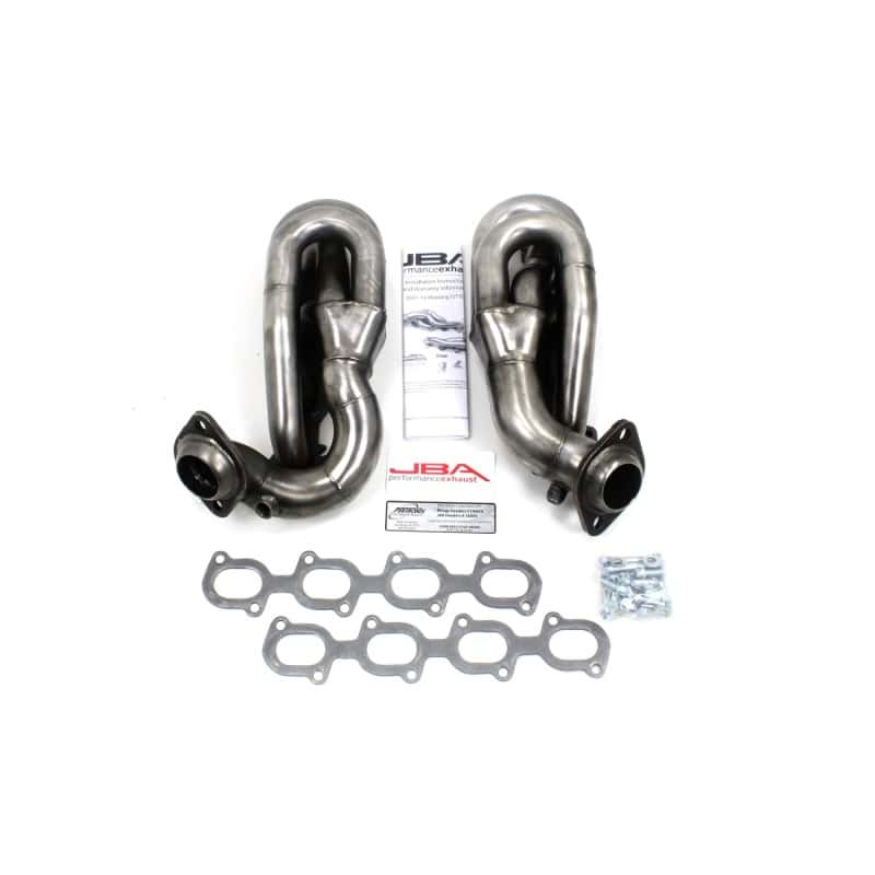 JBA — JBA 07-14 Ford GT500 5.4/5.8L 4V 1-5/8in Primary Raw 409SS Cat4Ward Header
Exhaust Header - view 2