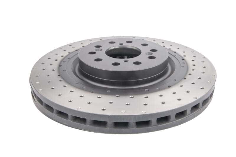 DBA — DBA 17-20 Honda Civic Type R Hatch Front 4000 Series Cross Drilled Rotor
Brake Rotor - view 2