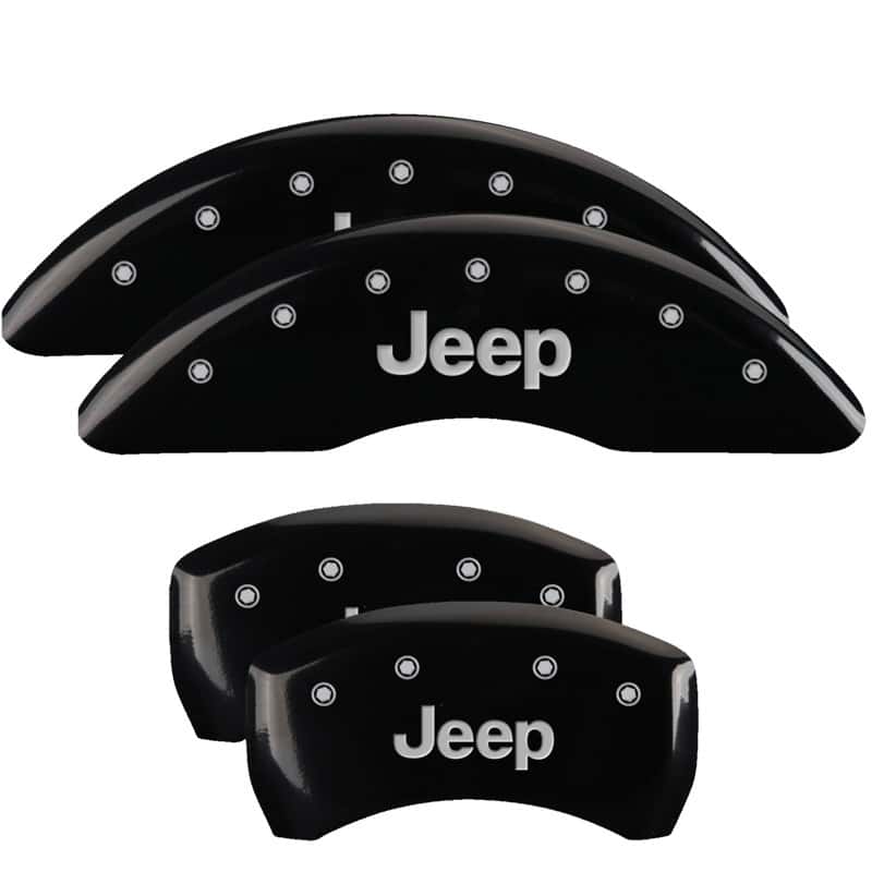 MGP — MGP 4 Caliper Covers Engraved Front & Rear JEEP Black finish silver ch
Caliper Covers - view 1
