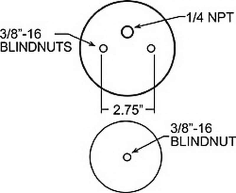 Firestone — Firestone Ride-Rite Replacement Bellow 110/70 264mm (For Kit PN 2377 / 2320 / 2379) (W217609000)
SuspAirBag/Bellows - view 4