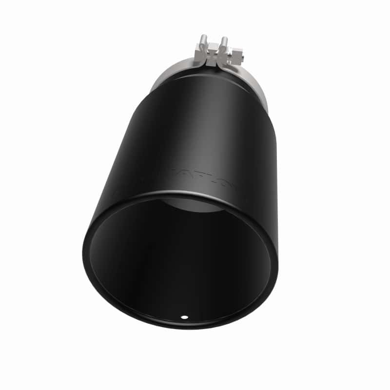 Magnaflow — MagnaFlow Tip Stainless Black Coated Single Wall Round Single Outlet 6in Dia 5in Inlet 13in L
Stainless Steel
Exhaust Tip - view 22