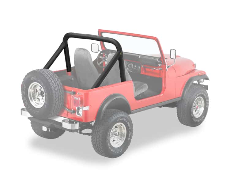 Bestop — Bestop Jeep 80-83 Cj5 / 80-86 Cj7 Sport Bar Cover (Black Denim) - view 1