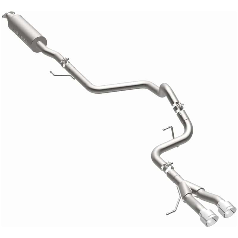 Magnaflow — MagnaFlow 13 Hyundai Veloster 1.6L Turbo Dual Center Rear Exit Stainless Cat Back Perf Exhaust
Cat-Back - view 1