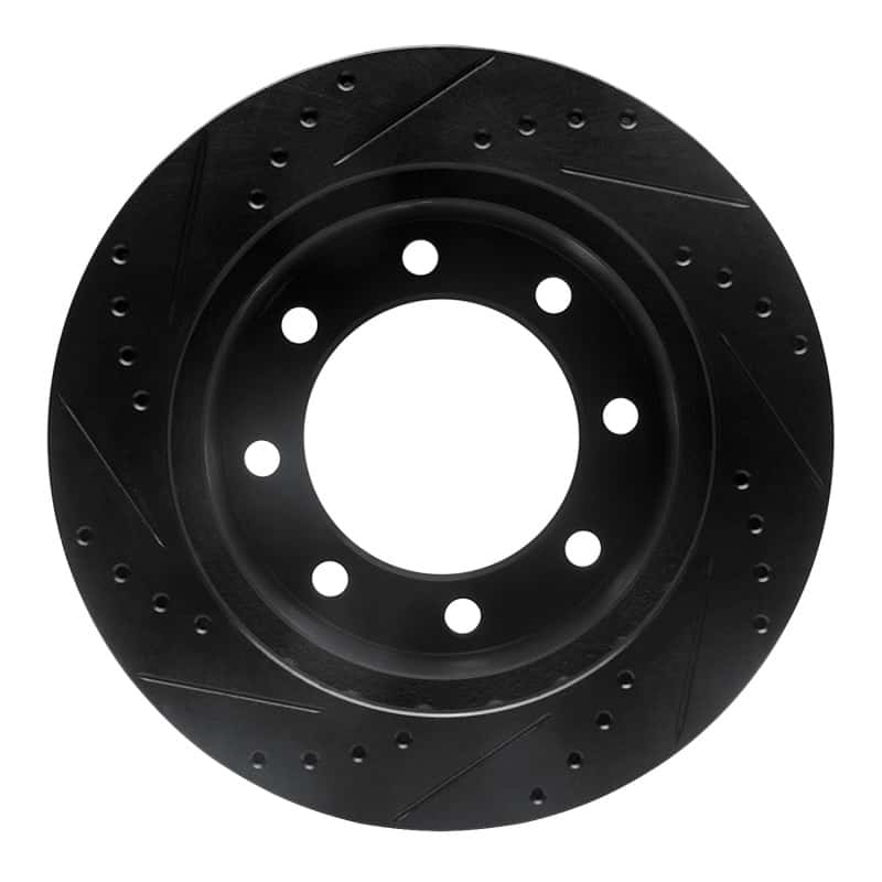 R1 Concepts — R1 99-99 Ford F-250 4WD (Super Duty) Front Right Drilled & Slotted Black Brake Rotor
R1 Brake Rotor Drill - view 5
