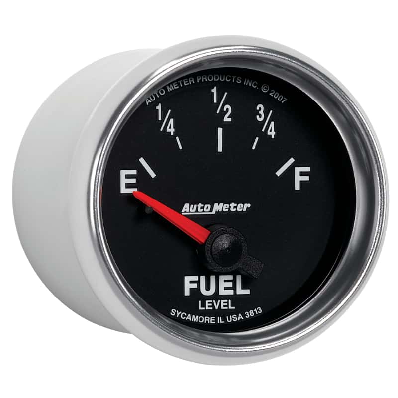 AutoMeter — Autometer GS 52mm 0-90 ohms Short Sweep Electronic Fuel Level GM Gauge
2-1/16" FUEL LEVEL, - view 12